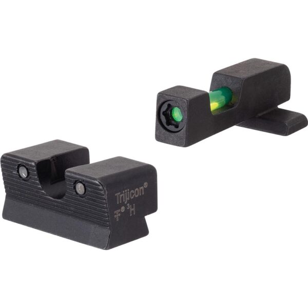 https3A2F2Fmedia.chattanoogashooting.com2Fimages2Fproduct2FTR6011182FTR601118-2 Trijicon DI Night Sight Set Green with Black Outline Front and Rear for Springfield Armory XD-S and XD-E