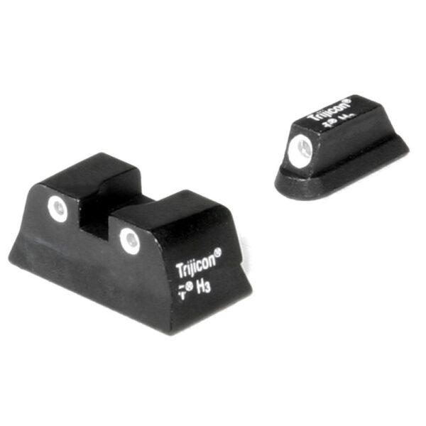 https3A2F2Fmedia.chattanoogashooting.com2Fimages2Fproduct2FTRCZ022FTRCZ02-1 Trijicon Bright & Tough Night Sight Set White with Green Front and Rear
