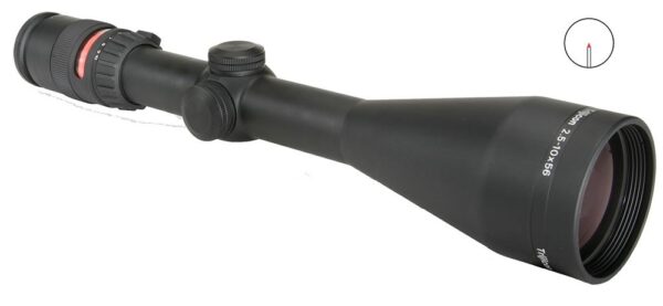 https3A2F2Fmedia.chattanoogashooting.com2Fimages2Fproduct2FTRTR22R2FTRTR22R AccuPoint 2.5-10×56 Riflescope w/ BAC Red Triangle Post Reticle 30mm Tube