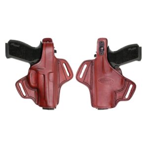 Tagua Gunleather Thumb Break Belt Holster for Taurus Judge 3.0″ Brown Right Hand