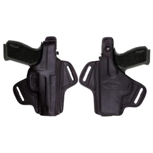 Tagua Gunleather Thumb Break Belt Holster for Colt Gov’t 1911 Black Right Hand