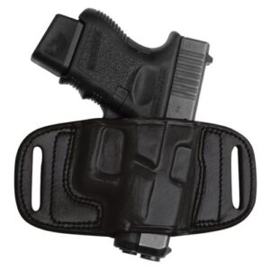 Tagua Gunleather Quick Draw Belt Holster for Colt Gov’t 1911 5″/Commander 1911 4″/Officers 1911 3.5″/Most 1911 w/o rail Black Right Hand