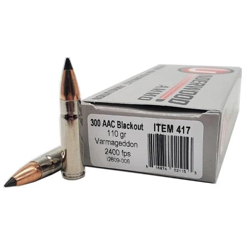 https3A2F2Fmedia.chattanoogashooting.com2Fimages2Fproduct2FUB4172FUB417 Underwood Ammo Varmageddon Rifle Ammunition 300 Blackout 110gr PT 2400 fps 20/ct