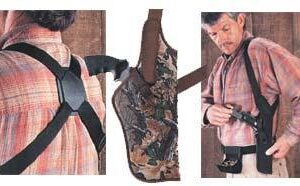 Uncle Mike’s Sidekick Vertical Shoulder Holsters 5-1/2″- 6-1/2″ Bbl. SA Rev. – RH