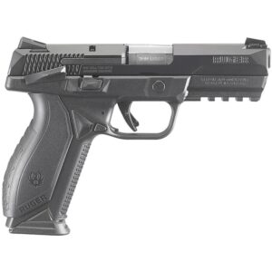 Ruger American Duty Frame Handgun 9mm Luger 10rd Magazine 4.2″ Barrel Black with Safety