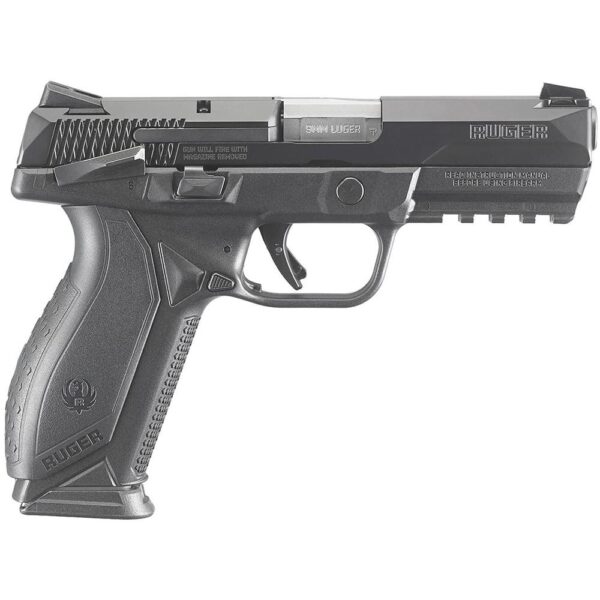 Ruger American Duty Frame Handgun 9mm Luger 10rd Magazine 4.2″ Barrel Black with Safety