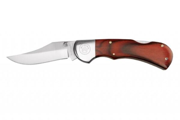 Sarge Knives Gambler Lock Back Folding Knife 2-3/4″ Clip Point Blade Wood