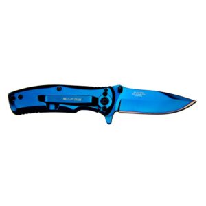 https3A2F2Fmedia.chattanoogashooting.com2Fimages2Fproduct2FVKSK503BL2FVKSK503BL-1 Sarge Knives Phase Folding Knife 2-1/2″ Drop Point Blade Blue Tin