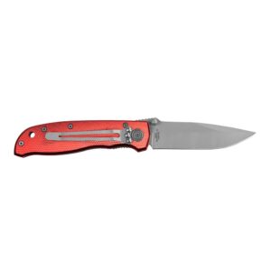 Sarge Knives Red Diamond Folding Knife 3-1/4″ Drop Point Blade Red