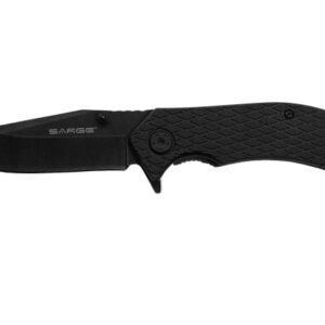 Sarge Knives Shadow – Stonewashed Swift Assist Folding Knife