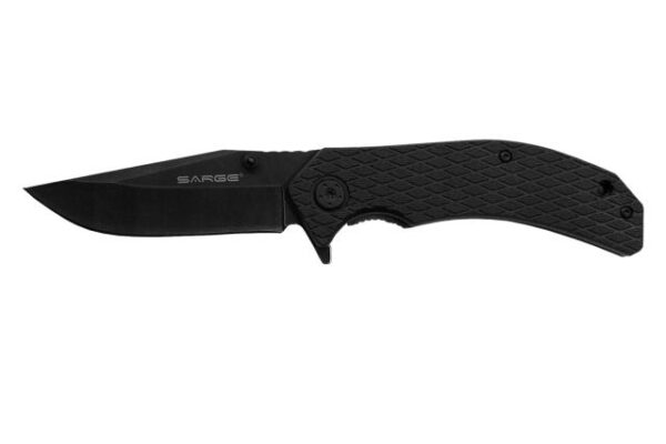 https3A2F2Fmedia.chattanoogashooting.com2Fimages2Fproduct2FVKSK8192FVKSK819 Sarge Knives Shadow – Stonewashed Swift Assist Folding Knife