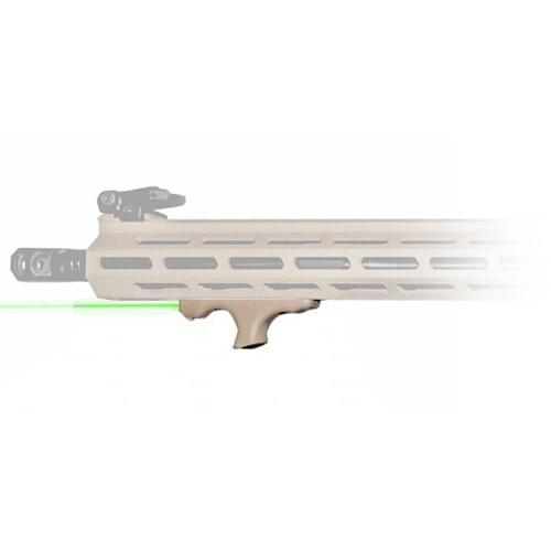 https3A2F2Fmedia.chattanoogashooting.com2Fimages2Fproduct2FVL91200602FVL9120060 Viridian HS1 Hand Stop with Green Laser FDE with Picatinny Adapter