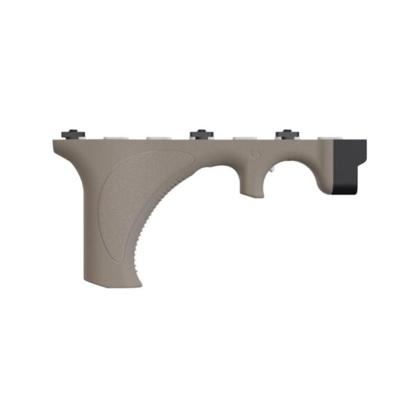 https3A2F2Fmedia.chattanoogashooting.com2Fimages2Fproduct2FVL91200752FVL9120075-1 Viridian 4LUX Close Quarters Grip Weapon Light 400 Lumen FDE Ergonomic Grip M-LOK Mount