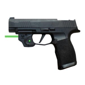 https3A2F2Fmedia.chattanoogashooting.com2Fimages2Fproduct2FVL94000972FVL9400097-1 Viridian E Series Green Laser Black Sig P365 with Kydex IWB Holster Black RH