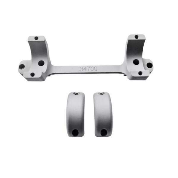 DNZ 1-Piece Gamer Reaper Scope Mount – Remington 700 Long Action High – Silver