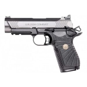 Wilson Combat EDC X9 2.0 Handgun 9mm Luger 15rd Magazine(2) 4″ Barrel Lightrail Armor-Tuff Slide Ambi Safety Anodize Frame