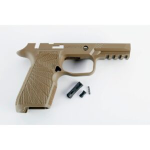 https3A2F2Fmedia.chattanoogashooting.com2Fimages2Fproduct2FWC320CCMT2FWC320CCMT Wilson Combat Grip Module for Sig Sauer P320 Compact Manual Safety Tan