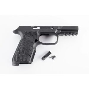 https3A2F2Fmedia.chattanoogashooting.com2Fimages2Fproduct2FWC320CCSB2FWC320CCSB Wilson Combat Grip Module for Sig Sauer P320 Compact No Manual Safety Black
