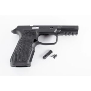 https3A2F2Fmedia.chattanoogashooting.com2Fimages2Fproduct2FWC320CSB2FWC320CSB Wilson Combat Grip Module for Sig Sauer P320 Carry No Manual Safety Black