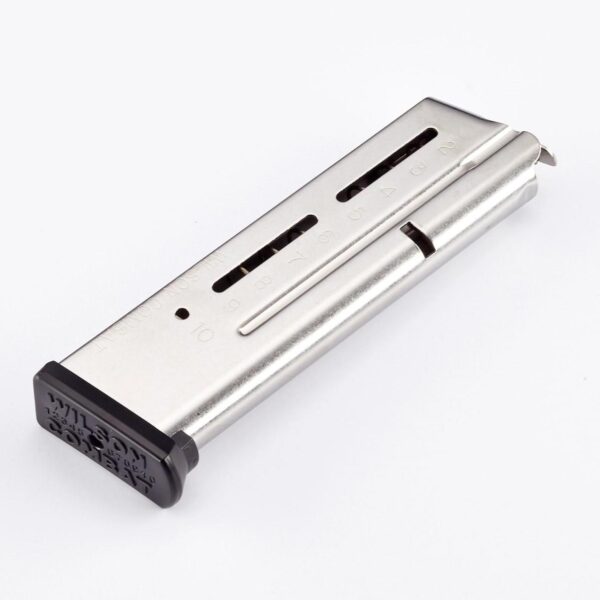 https3A2F2Fmedia.chattanoogashooting.com2Fimages2Fproduct2FWC50038S2FWC50038S Wilson Combat 1911 Elite Tactical Handgun Magazine .38 Super 10/rd ETM Base Pad Mag