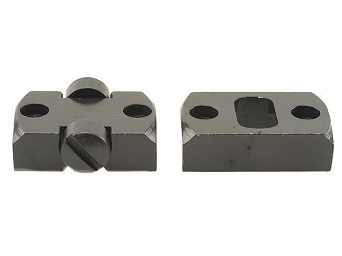 https3A2F2Fmedia.chattanoogashooting.com2Fimages2Fproduct2FWE489702FWE48970 Weaver 2-Piece Grand Slam Steel Dovetail Scope Base – CVA Round Receiver Black