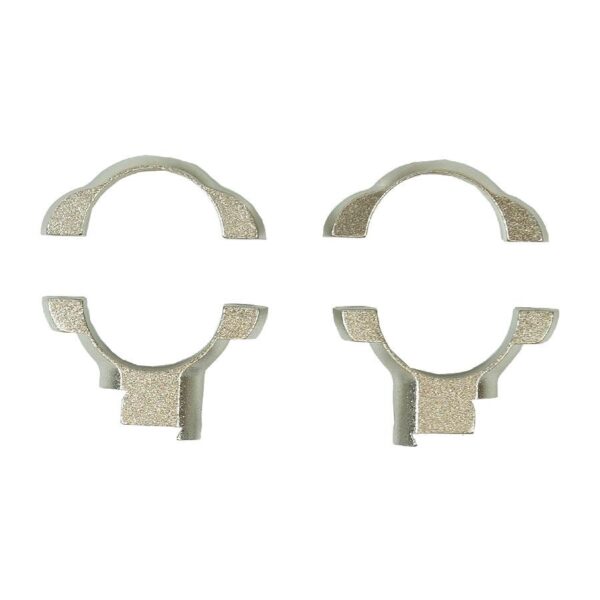 Secure with Confidence: High Nickel D-Ring 1.22" for Heavy-Duty Use Weaver Grand Slam Ruger Style .22 cal Rimfire Scope Rings 1″ High Nickel