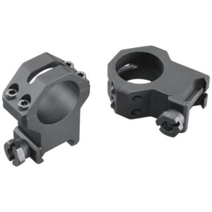 Weaver 4-Hole Tactical Picatinny Aluminum Scope Rings 1″ XX-High Matte
