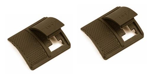Weaver Short Locking Rail Panel Short – 1.6″ Short 2 pk – Dark Earth