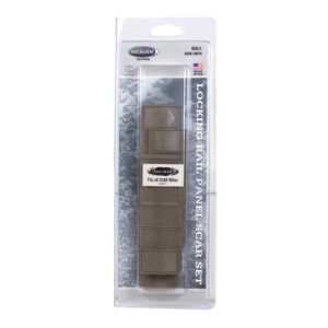 Weaver S.C.A.R. Locking Rail Panels Two 4″ Medium One 6-3/8″ Long – Dark Earth