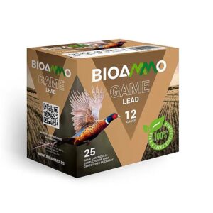 BIOAMMO Lead Game Dove & Pigeon Shotshells 12 ga 2-3/4″ 1-1/4 oz 1250 fps #6 25/ct