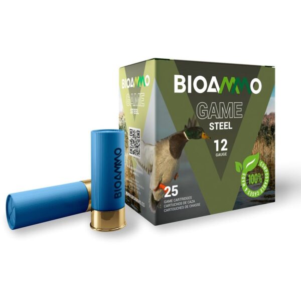 https3A2F2Fmedia.chattanoogashooting.com2Fimages2Fproduct2FWNBLS30502FWNBLS3050_1 BIOAMMO Steel Game Pheasant Shotshells 12 ga 2-3/4″ 1-1/16 oz 1295 fps #5 25/ct
