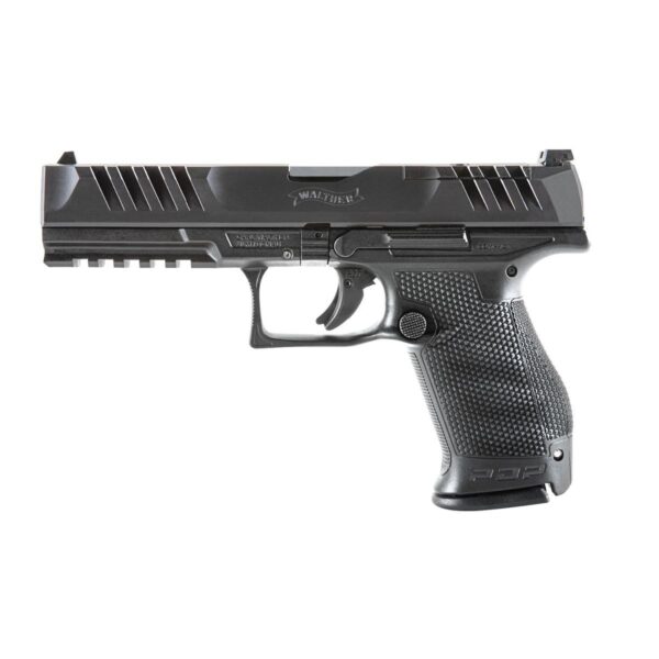 https3A2F2Fmedia.chattanoogashooting.com2Fimages2Fproduct2FWY28442222FWY2844222 Walther Optic Ready Compact PDP Handgun 9mm Luger 15rd Magazines(2) 5″ Barrel Black