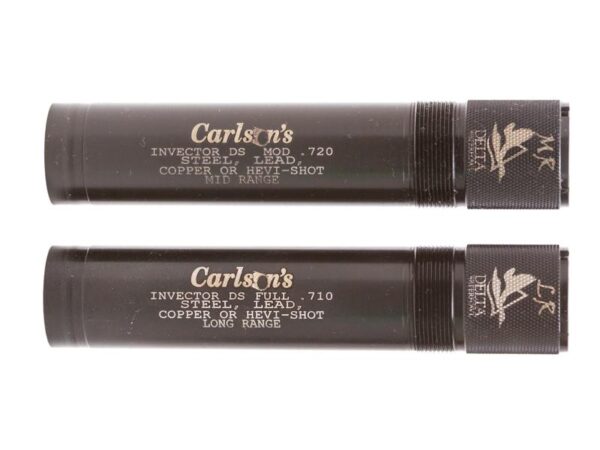 https3A2F2Fmedia.chattanoogashooting.com2Fimages2Fproduct2FXF076502FXF07650 Carlson’s Delta Waterfowl Extended Mid and Long Range Choke Tubes for 12 ga Browning Invector DS 2/ct