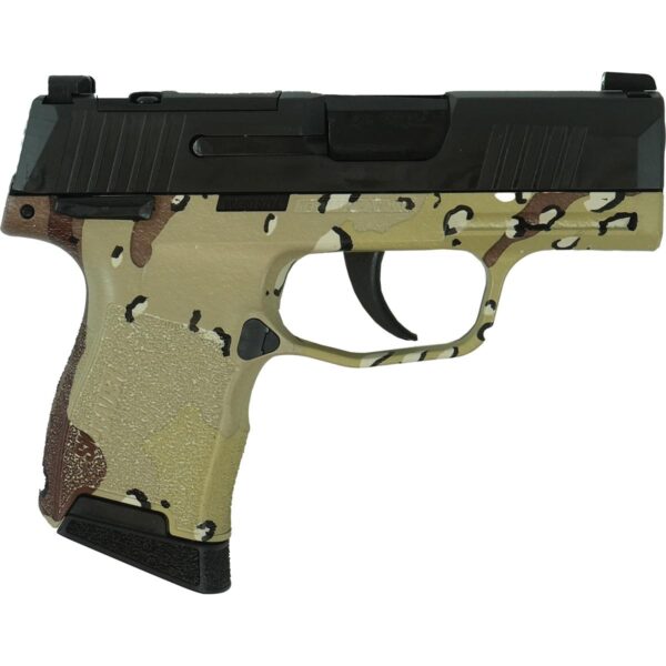 https3A2F2Fmedia.chattanoogashooting.com2Fimages2Fproduct2FXI681235CC2FXI681235CC-2_1 Sig Sauer P365 Custom “Chocolate Chip Hydro Dip Frame” Handgun 9mm Luger 10rd Magazines 3.1″ Barrel Black Slide