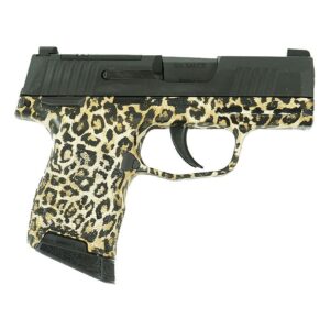 Sig Sauer “Leopard Print” P365 Optic Ready Handgun 9mm Luger 10rd Magazines(2) 3.1″ Barrel X-RAY 3 Sights Manual Safety