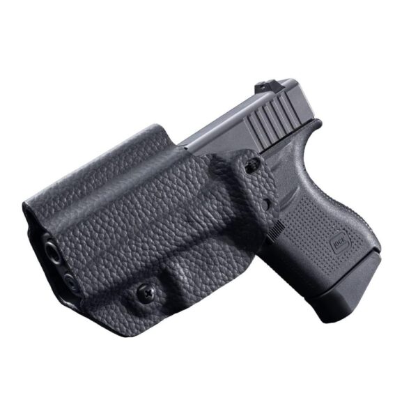 https3A2F2Fmedia.chattanoogashooting.com2Fimages2Fproduct2FXJH3GL3BLK22FXJH3GL3BLK2-1 Mission First Tactical Leather Hybrid IWB/OWB Holster for Glock 43/43x Black Ambi