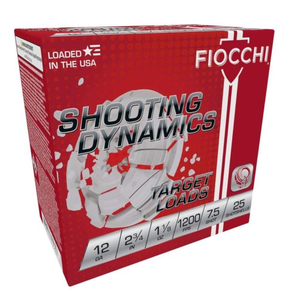 https3A2F2Fmedia.chattanoogashooting.com2Fimages2Fproduct2FXN12SD18H72FXN12SD18H7-1 Fiocchi Shooting Dynamics Shotshells 12ga 2-3/4 in 1-1/8 oz #7.5 1200 fps 25/ct