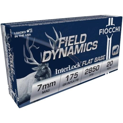 https3A2F2Fmedia.chattanoogashooting.com2Fimages2Fproduct2FXN7RMB2FXN7RMB-1 Fiocchi Shooting Dynamics Rifle Ammunition 7mm Rem Mag 175 gr FB 2850 fps 20/ct