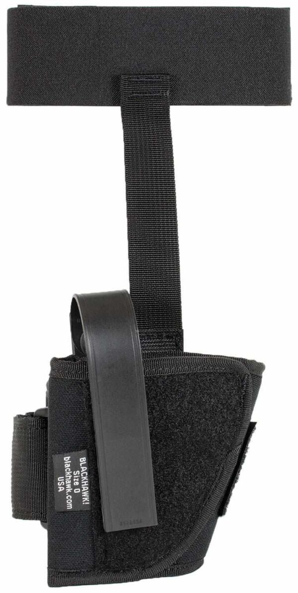 https3A2F2Fmedia.chattanoogashooting.com2Fimages2Fproduct2FXO40AH00BKL2FXO40AH00BKL Blackhawk Ankle Holster Left Hand – Black