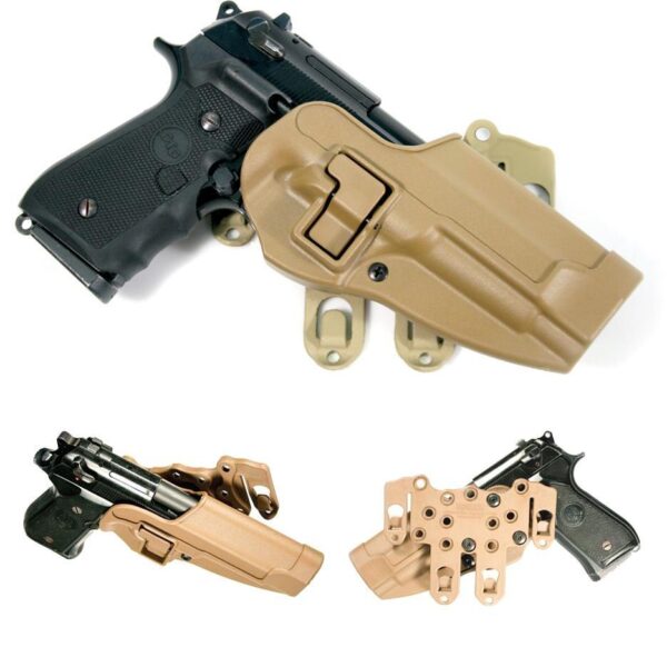 https3A2F2Fmedia.chattanoogashooting.com2Fimages2Fproduct2FXO40CL01CTR2FXO40CL01CTR Blackhawk! S.T.R.I.K.E. Serpa Holster Right Hand – Coyote Tan