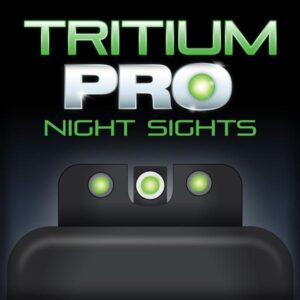 Truglo Tritium Night Sights – Ruger SR9 / SR9C SR40 / SR40C SR45 – Front Green Only