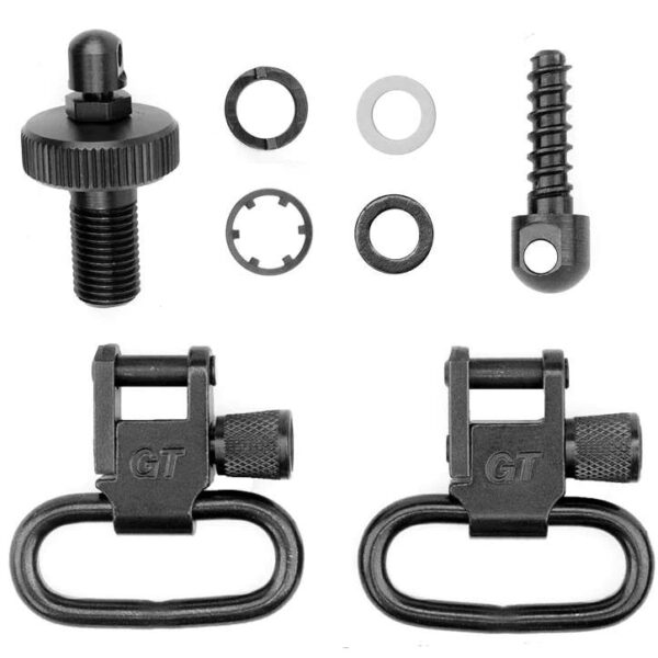 https3A2F2Fmedia.chattanoogashooting.com2Fimages2Fproduct2FXUGTSW902FXUGTSW90-1 Grovtec Shotgun Locking Swivel Set for Mossberg 500 20 ga Black