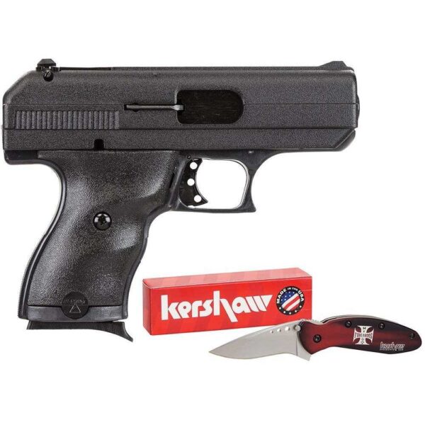 Hi-Point C9 Compact Handgun 9mm Luger 8rd Magazine 3.5″ Barrel w/Kershaw Knife
