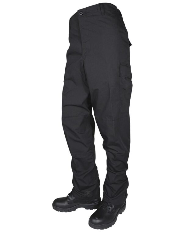 https3A2F2Fmedia.chattanoogashooting.com2Fimages2Fproduct2FYN18270032FYN1827003 Tru-Spec BDU Basic Pants – 6.5oz. 65/35 Polyester Cotton Rip-Stop Zip Fly Closure Black Small