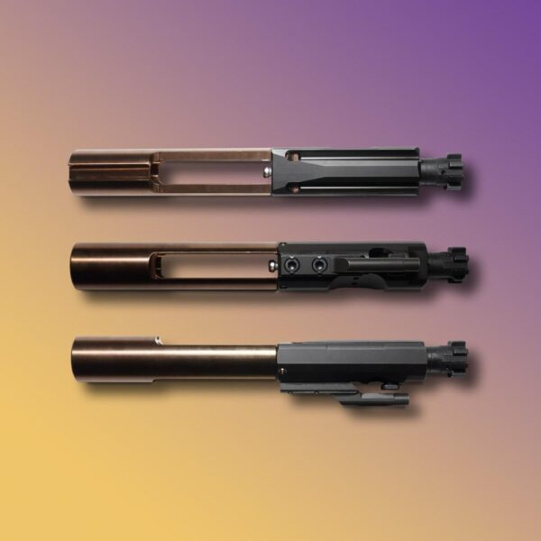 https3A2F2Fmedia.chattanoogashooting.com2Fimages2Fproduct2FYQACCHBBCG2PC2FYQACCHBBCG2PC-1 Q Honey Badger Bolt Carrier Group Stainless Steel Black Nitride Scar Cut 2-Piece
