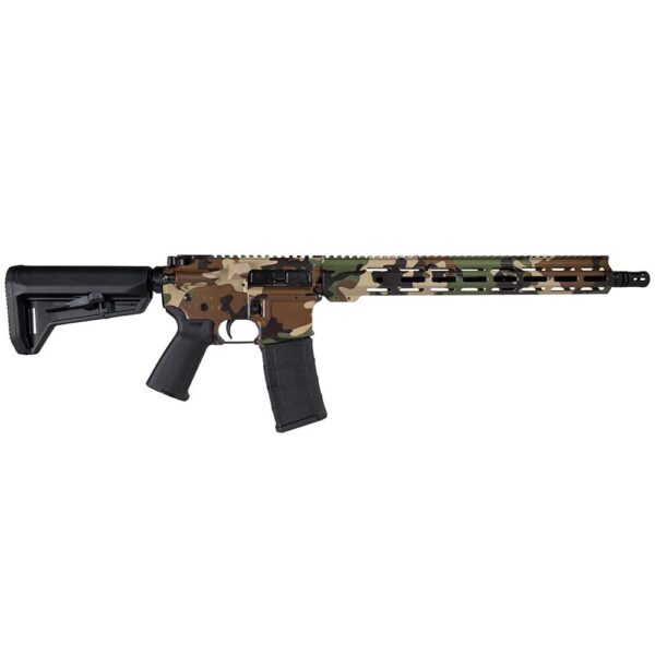 https3A2F2Fmedia.chattanoogashooting.com2Fimages2Fproduct2FZC3002571000542FZC3002571000542 Shark Coast Tactical “M81 Woodland” Rifle 5.56mm 30rd Magazine 16″ Barrel 15″ MLOK Handguard