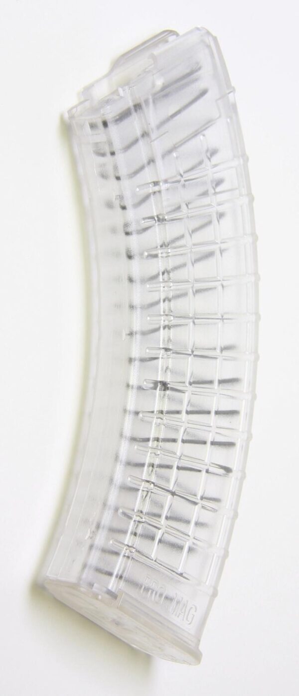 https3A2F2Fmedia.chattanoogashooting.com2Fimages2Fproduct2FZMAKA72FZMAKA7 ProMag AK-47 Magazine 7.62x39mm Clear Polymer 30/rd