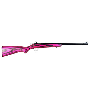 Keystone Crickett .22 LR 16 in. Pink/Black Laminate Bolt Rifle