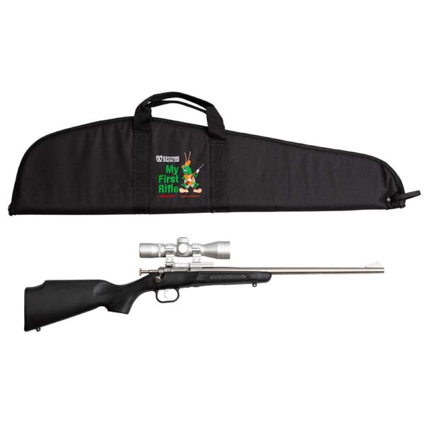 ksa2245bsc2ebc Keystone Crickett My First Rifle Package 22 LR 16.10 in SS