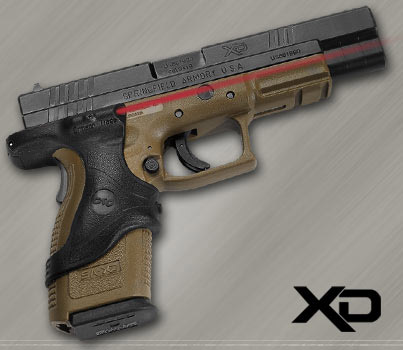 lg446 Crimson Trace Lasergrips 0120701 for Springfield XD, Red Laser